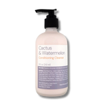 Bottle of 'Cactus & Watermelon Conditioning Cleanse' on a white background