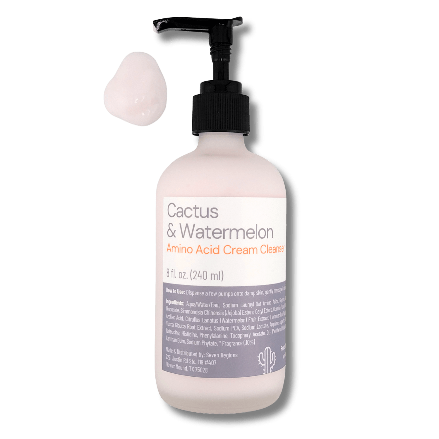 Cactus & Watermelon Cream Cleanser - Seven Regions